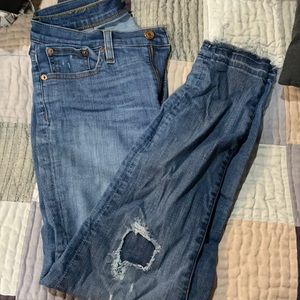J. Crew | 9” High Rise Toothpick Jean